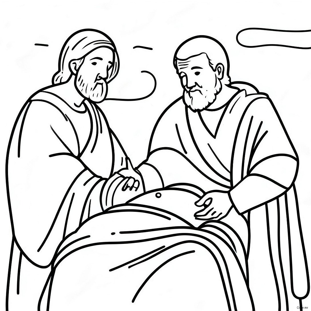 Acts 3 Miracle Healing Coloring Page 72133 59577