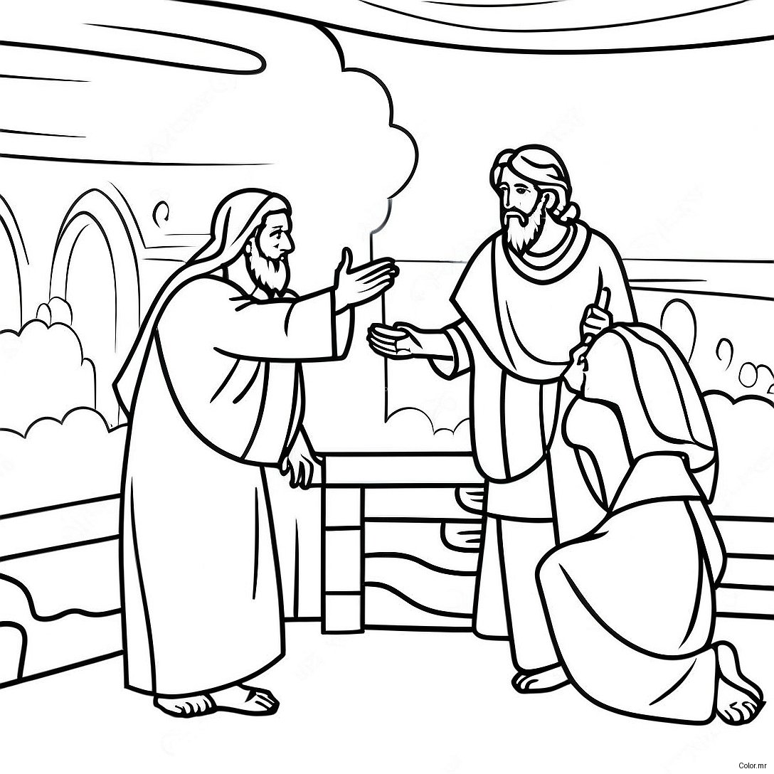 Acts 3 Miracle Healing Coloring Page 72133 59580