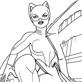 Catwoman Fargeleggingsark 10677-8755