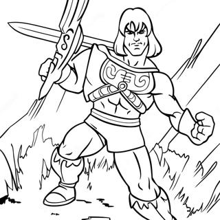 He Man Fargeleggingsark