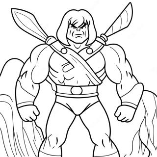 He Man Fargeleggingsark 10717-8787