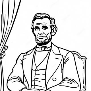 Abraham Lincoln Fargeleggingsark 10757-8819