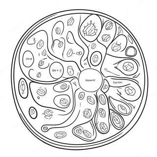 Plantecelle Diagram Fargeleggingsark 10817-8867