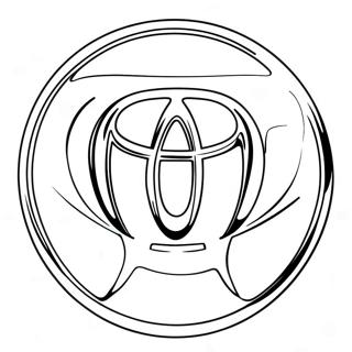 Toyota Logo Fargeleggingsark 11117-9114