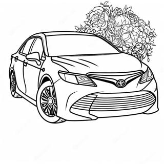 Toyota Camry Sedan Fargeleggingsark 11118-9118