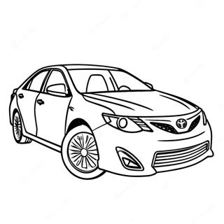 Toyota Camry Sedan Fargeleggingsark 11118-9119