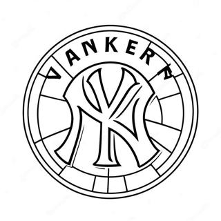 Yankees Logo Fargeleggingsark 11167-9156