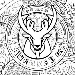 Milwaukee Bucks Logo Tegneside 11247-9219