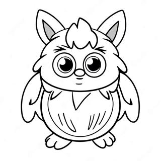 Furby Fargeleggingsark