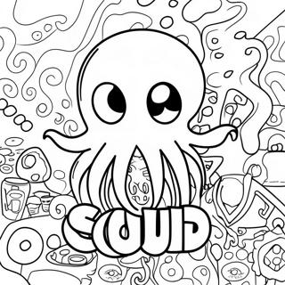 Squid Game Logo Fargeleggingsark 11917-9756