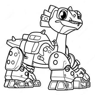 Rux Den Dinotrux Fargeleggingsark 12298-10238