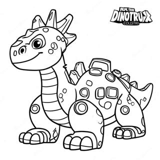 Rux Den Dinotrux Fargeleggingsark 12298-10239