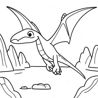 Pterodactyl Fargeleggingsark 12677-10548