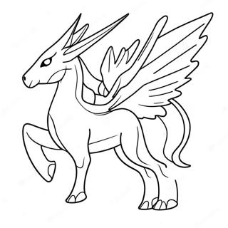 Legendary Arceus I Aksjon Fargeleggingsark 12748-10607