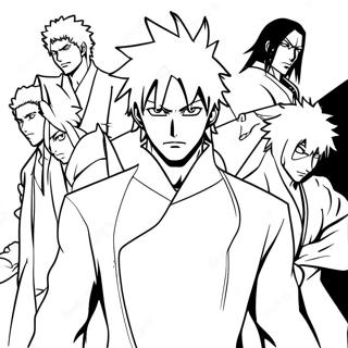 Bleach Anime Karakterer Fargeleggingsark 14118-11696