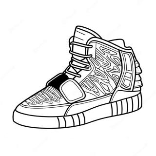 Yeezy Sneakers Design Fargeleggingsark 14200-11754