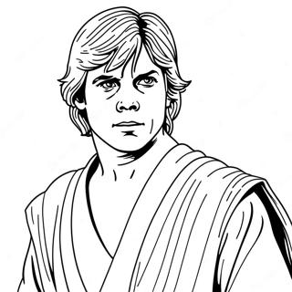 Luke Skywalker Fargeleggingsark 14999-12406