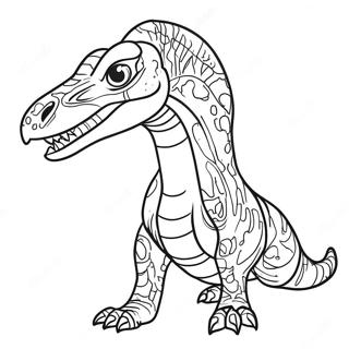 Indoraptor Fargeleggingsark