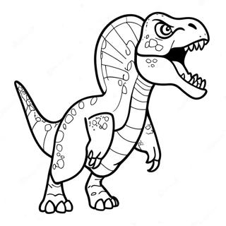 Indoraptor Brolende Fargeleggingsark 15160-12708