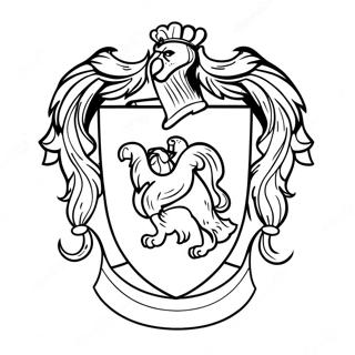 Gryffindor Vapenskjold Fargeleggingsark 16772-14119