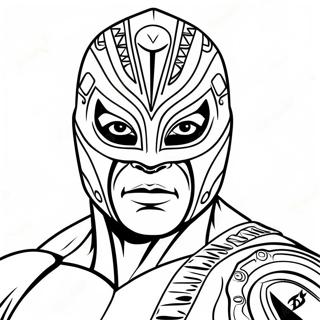 Rey Mysterio Fargeleggingsark 16852-14191