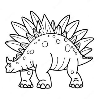 Stegosaurus Fargeleggingsark 17103-14382