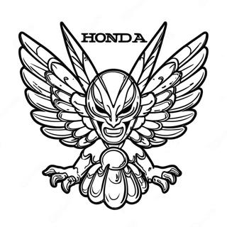 Honda Logo Fargeleggingsark 17374-14590