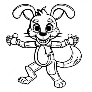 Mangle Fnaf I Aksjon Fargeleggingsark 17455-14657