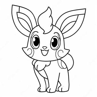 Sylveon Fargeleggingsark 17635-14789