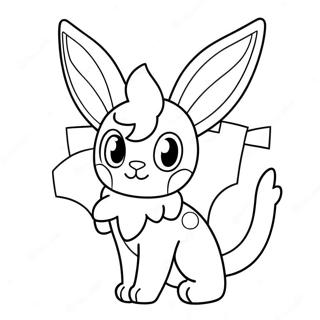 Sylveon Fargeleggingsark 17635-14790