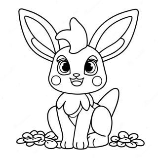 Sylveon Fargeleggingsark 17635-14791