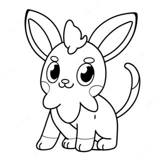 Sylveon Fargeleggingsark 17635-14792