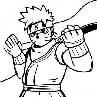 Kakashi I Kampstilling Fargeleggingsark 1782 1472