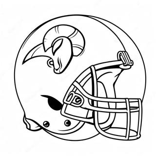 La Rams Logo Fargeleggingsark 18105-15167