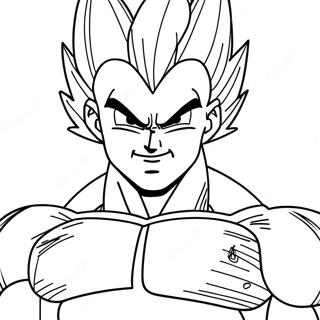 Vegeta Fargeleggingsark