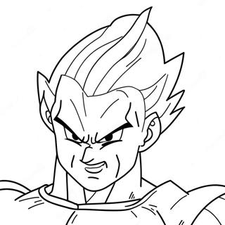 Super Saiyan Vegeta I Kamp Fargeleggingsark 18226-15273