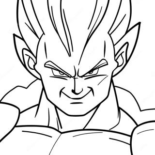 Super Saiyan Vegeta I Kamp Fargeleggingsark 18226-15275