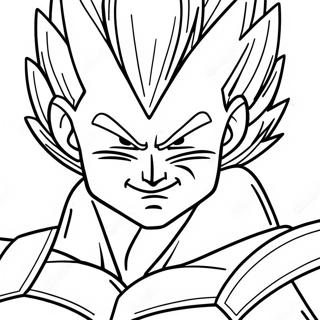 Super Saiyan Vegeta I Kamp Fargeleggingsark 18226-15276