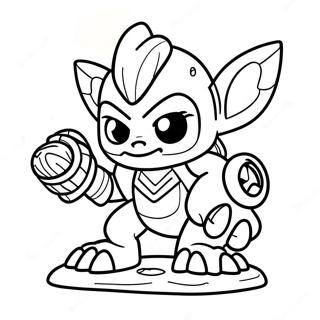 Skylanders Fargeleggingsark 18655-15614