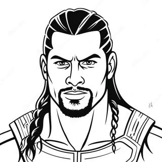 Roman Reigns I Aksjon Fargeleggingsark 19229-16074