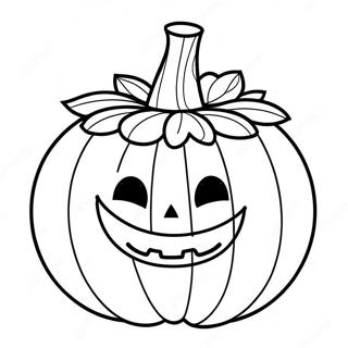 Smilende Jack Olantern Fargeleggingsark 19549-18291