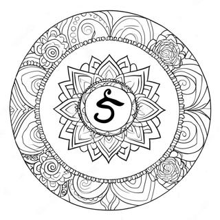 Chakra Symbol Fargeleggingsark 19638-18358