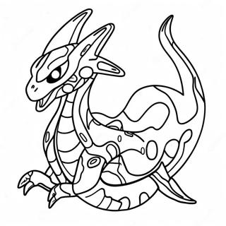 Mega Rayquaza Fargeleggingsark