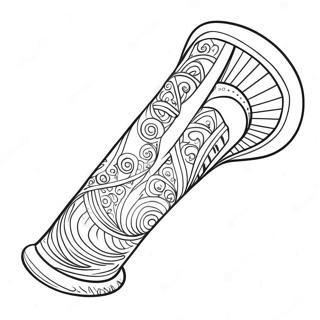 Yom Kippur Shofar Fargeleggingsark 20262-18835