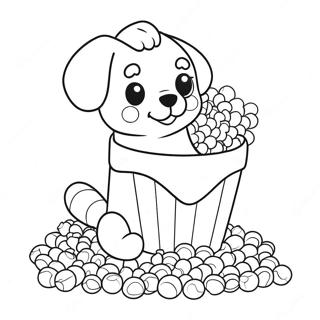 Puppycorn Fargeleggingsark