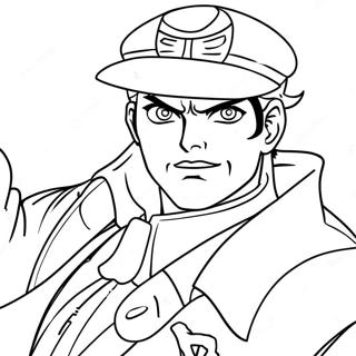 Jotaro Kujo I Action Fargeleggingsark 20322-18882