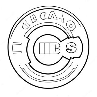 Chicago Cubs Logo Fargeleggingsark 20341-18894