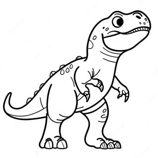 T Rex Brolende Fargeleggingsark 20692-19180