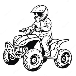 Kul Atv Racing Fargeleggingsark 21553-19855