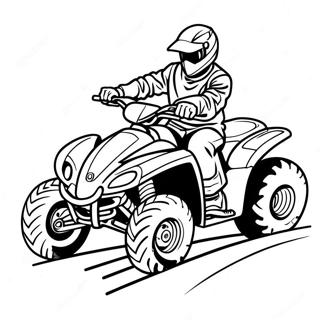 Kul Atv Racing Fargeleggingsark 21553-19856